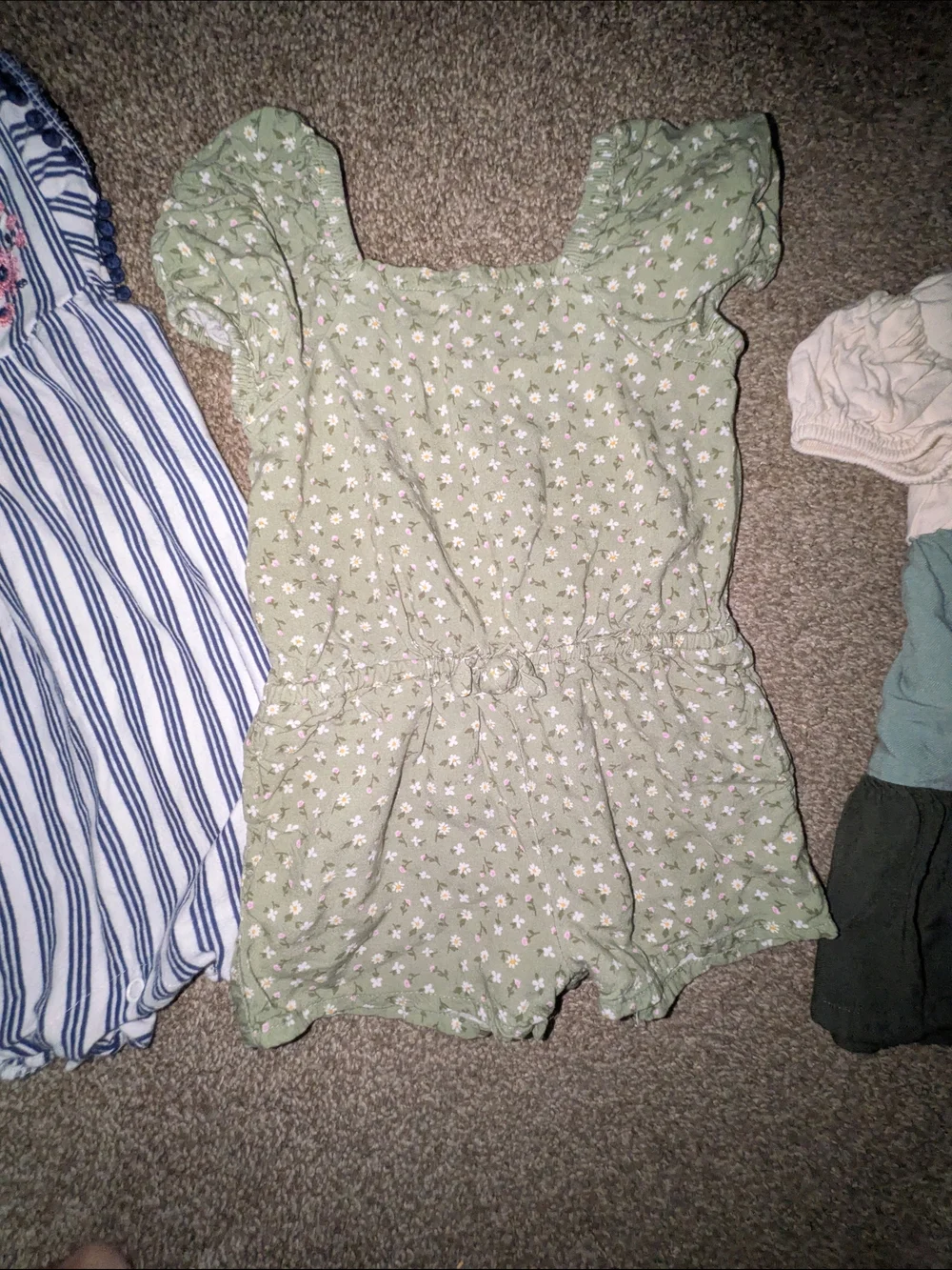 Five Baby Girl Dresses/Rompers
